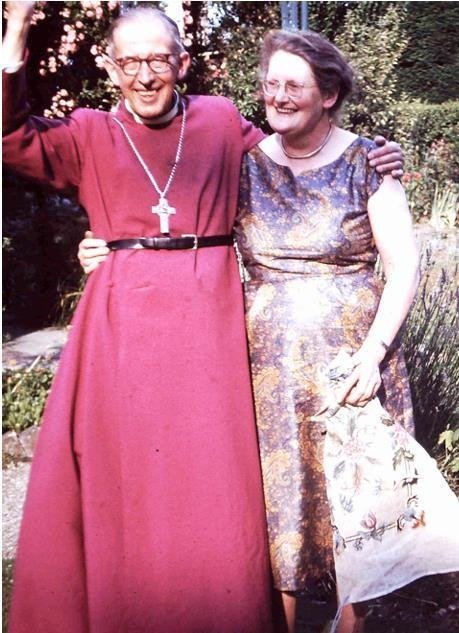 Pat and Kay Leonard photographed in Norwich, England about 1958